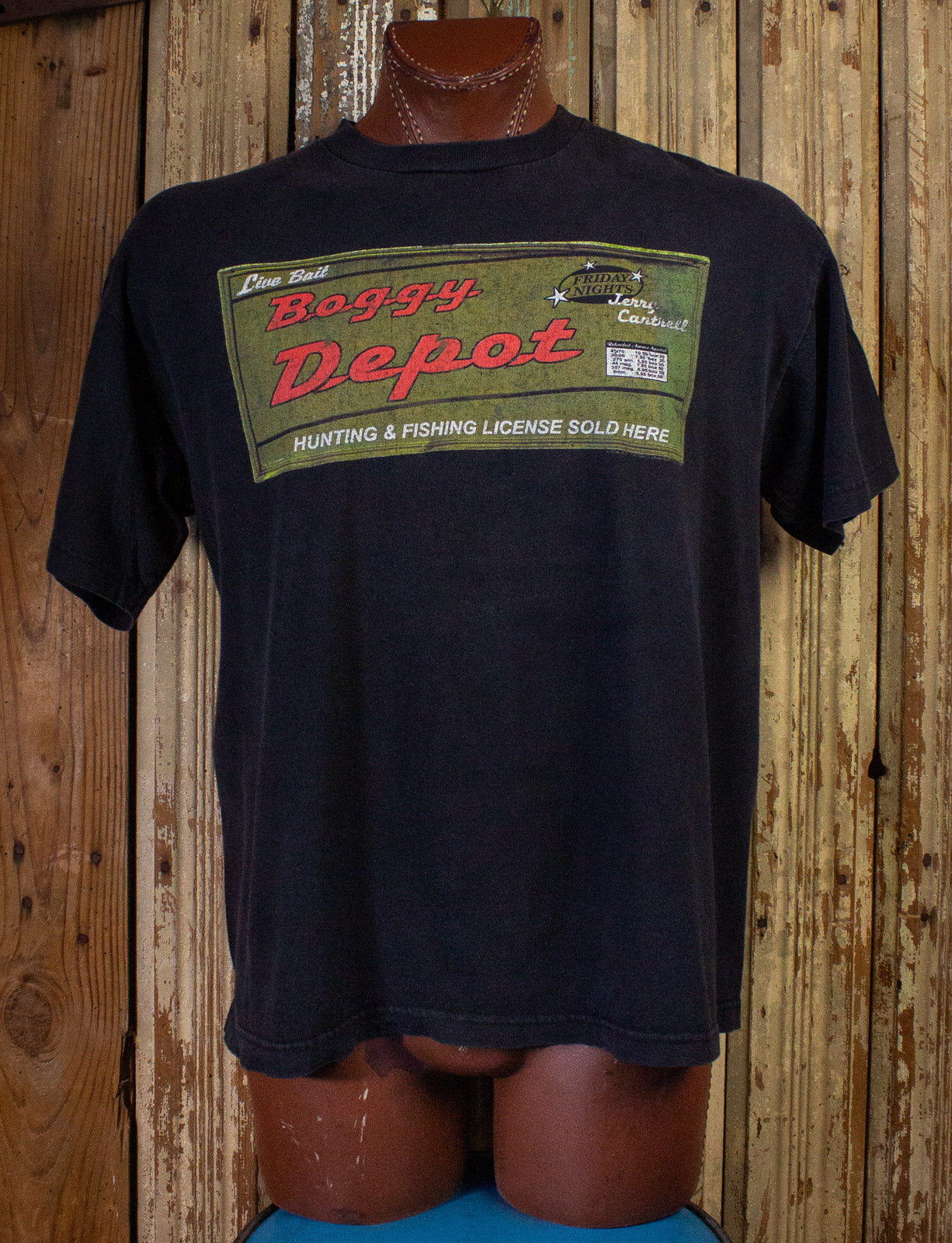 Vintage Jerry Cantrell Boggy Depot Concert T Shirt 1998 Black XL