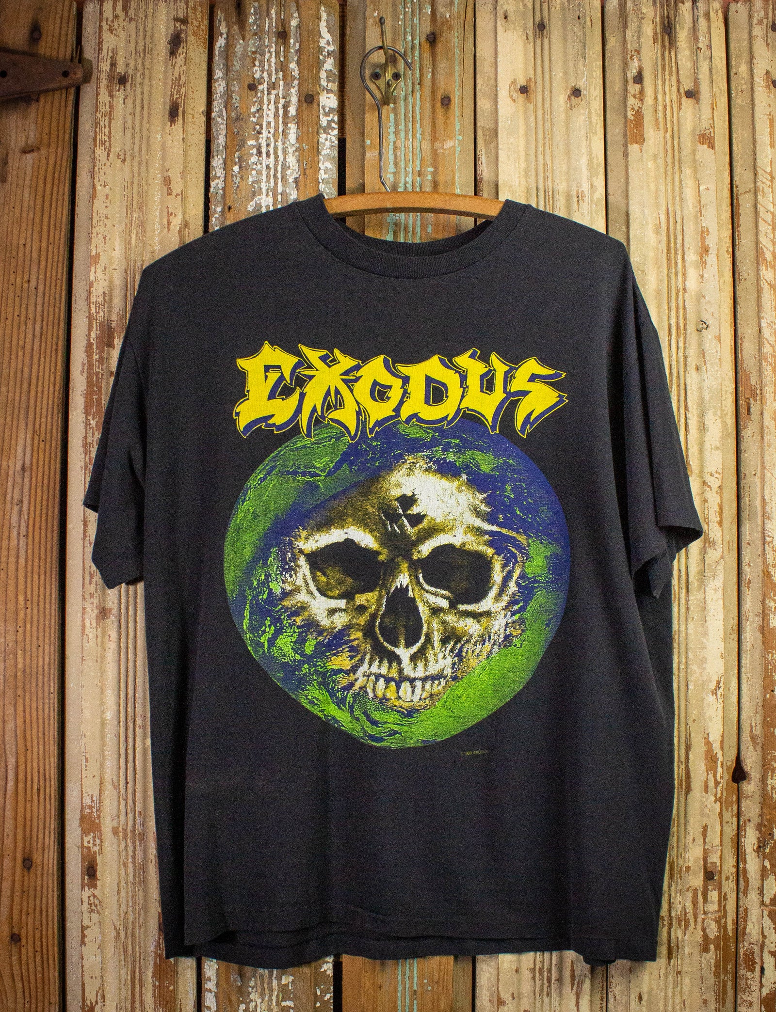 Vintag Exodus Toxic Waltz Concert T Shirt 1989 Black Large