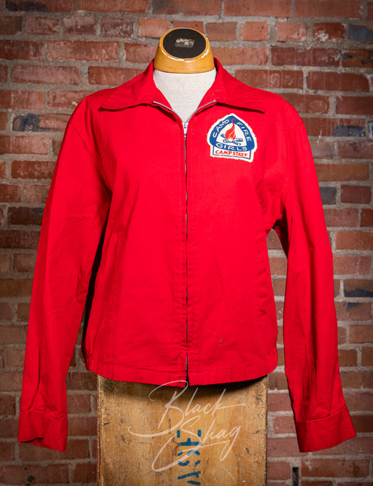 Vintage 1950s Camp Fire Girls Camp Staff Jacket Medium
