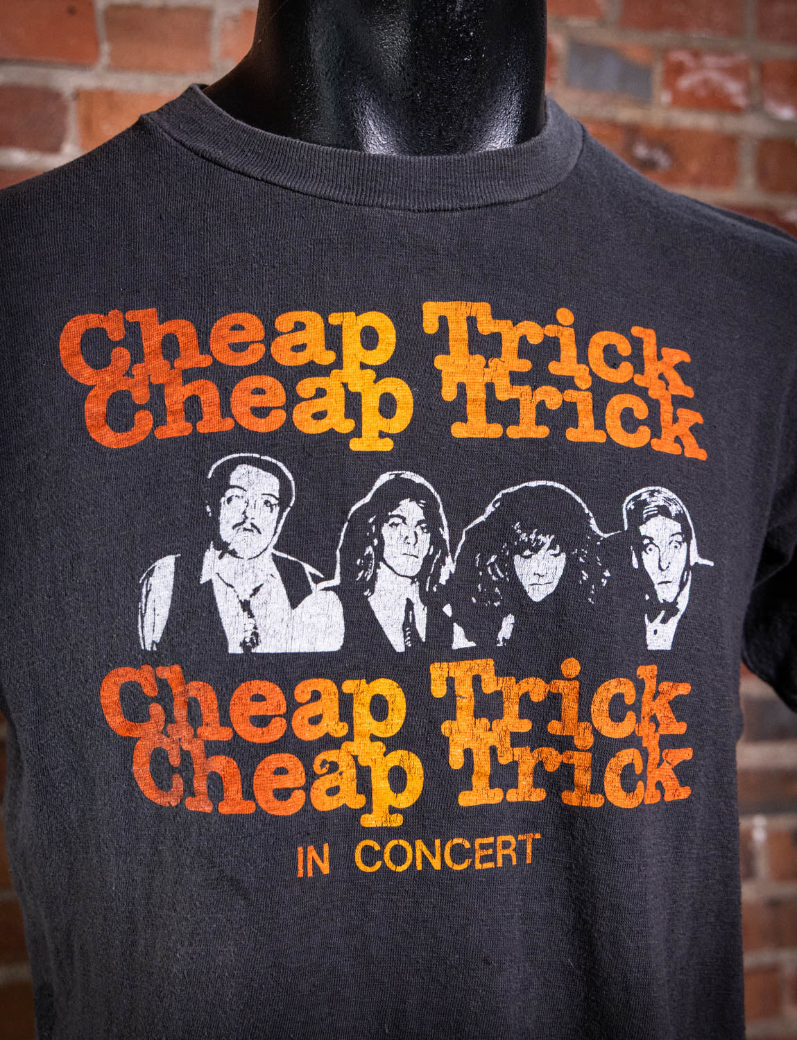 Vintage 70s Cheap Trick In Concert Parking Lot Concert T Shirt Small/Medium