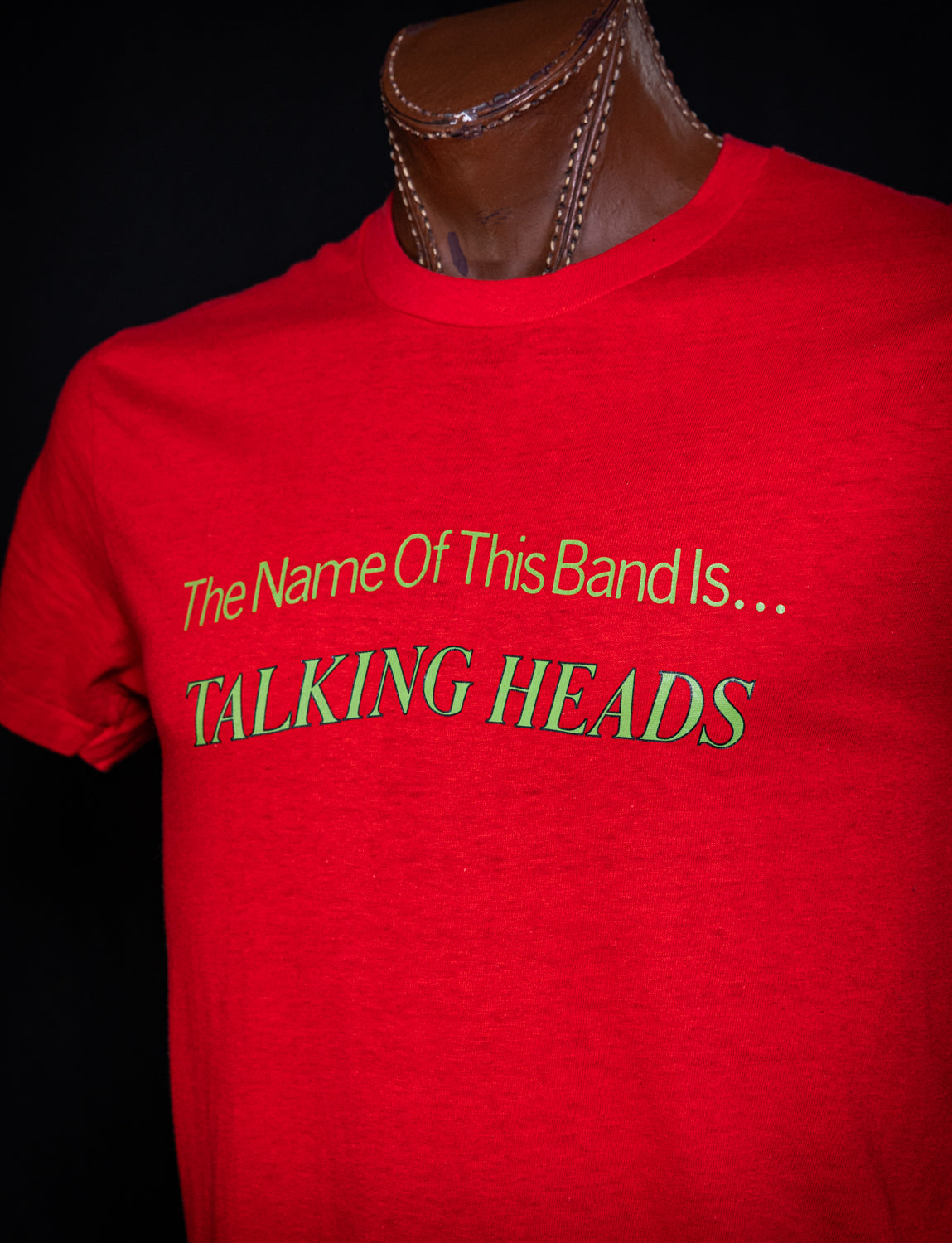 Vintage 1977 Talking Heads Que'est-ce que c'est Promo Concert T Shirt Medium