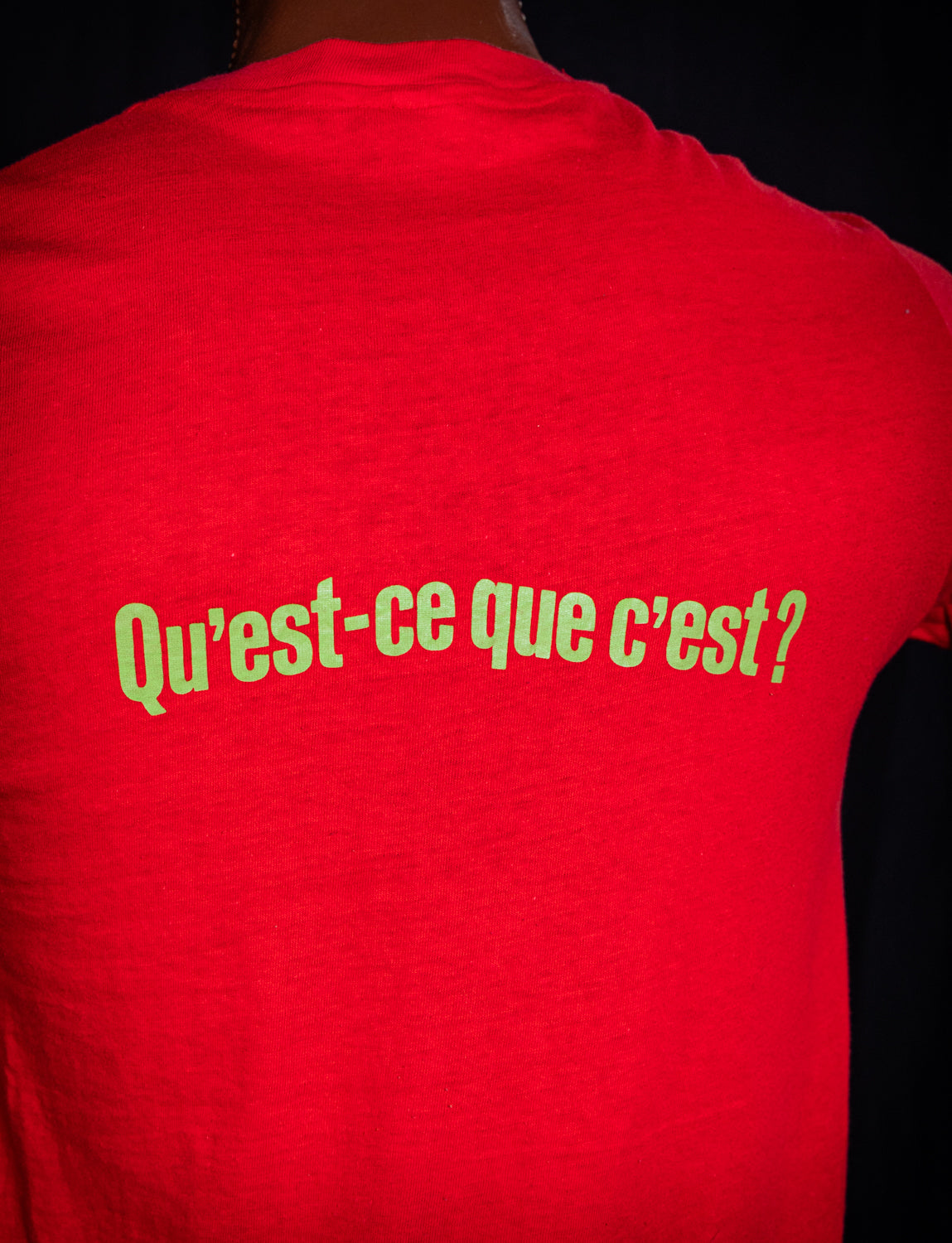Vintage 1977 Talking Heads Que'est-ce que c'est Promo Concert T Shirt Medium
