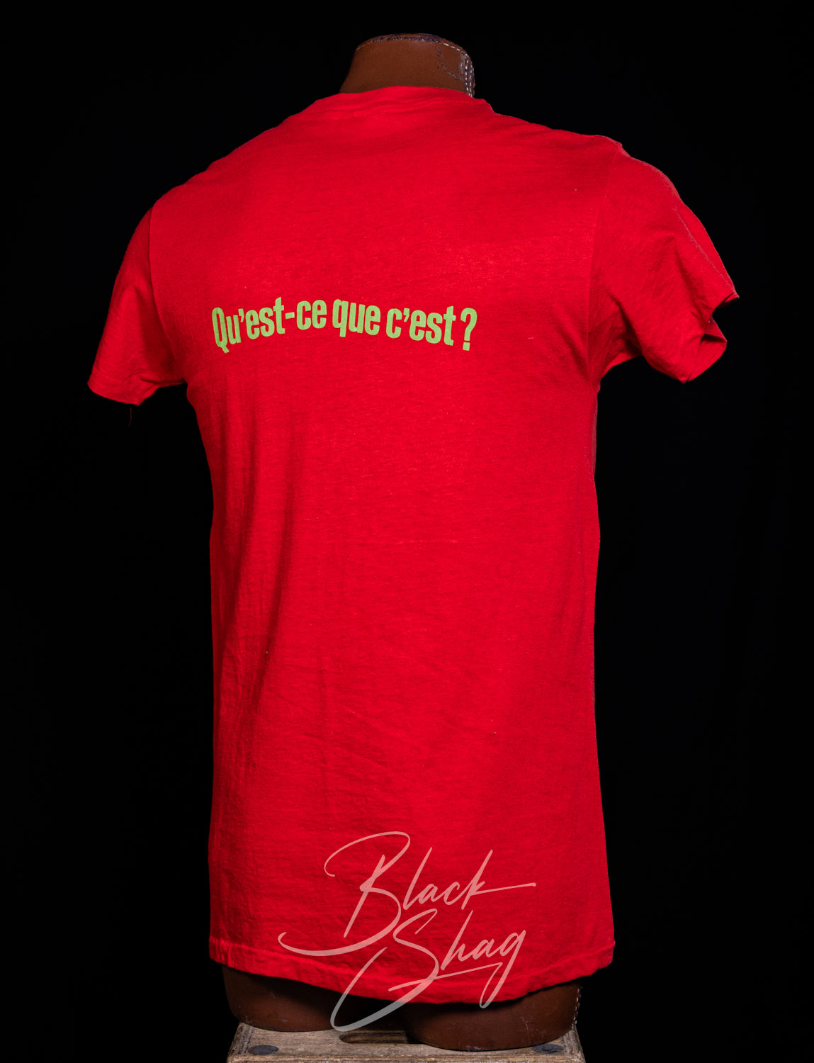 Vintage 1977 Talking Heads Que'est-ce que c'est Promo Concert T Shirt Medium