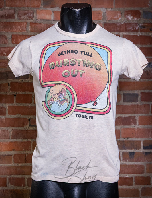 Vintage 1978 Jethro Tull Bursting Out Concert T Shirt Small