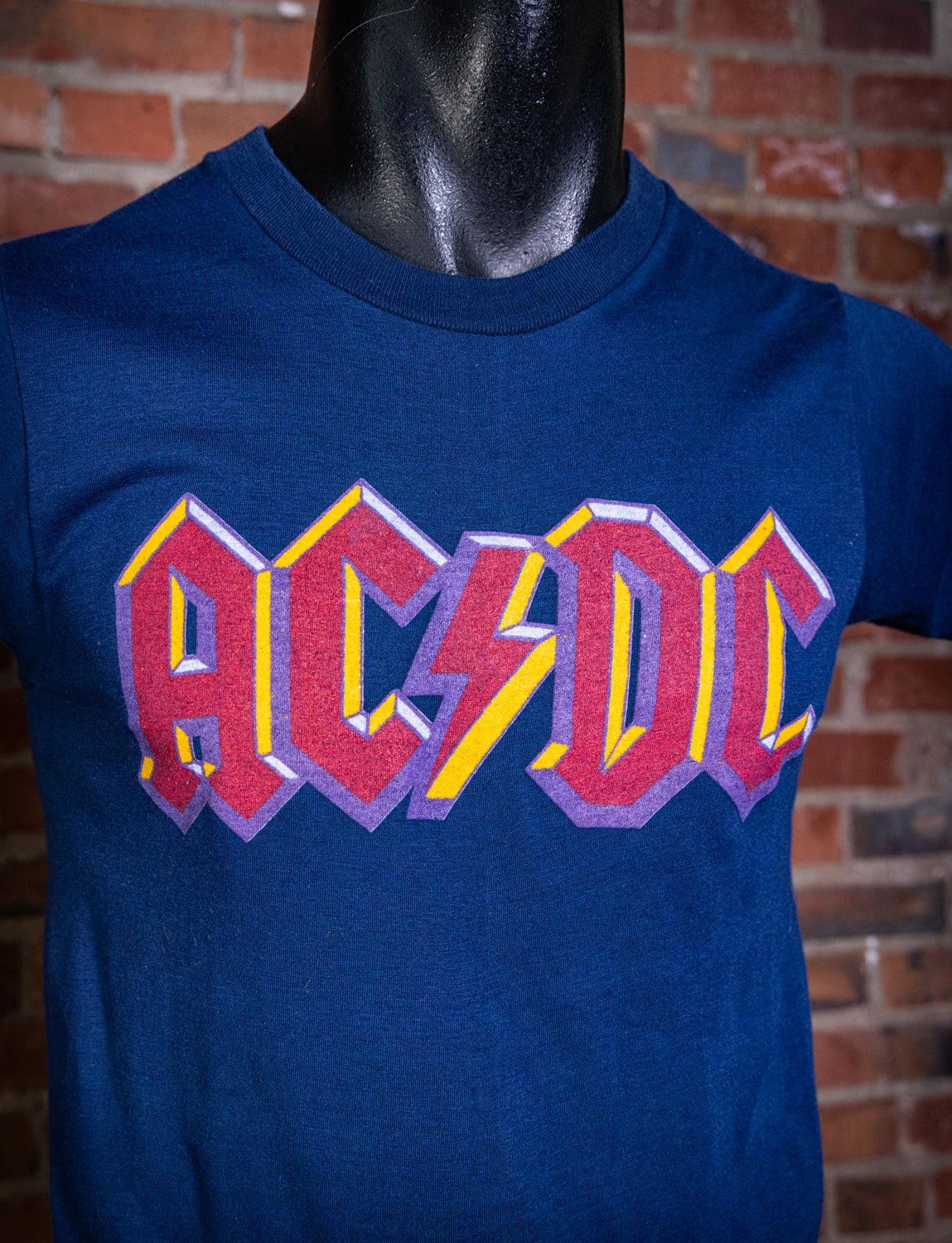 Vintage 1979 AC/DC Highway to Hell Tour Concert T Shirt XS