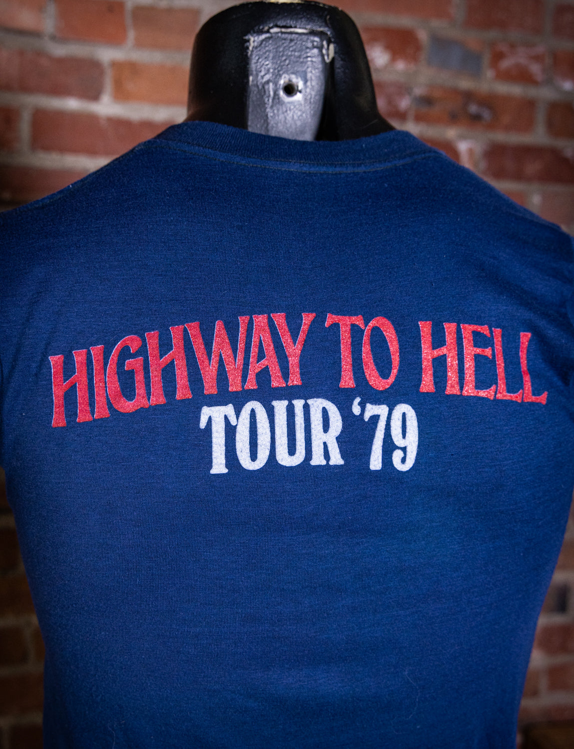 Vintage 1979 AC/DC Highway to Hell Tour Concert T Shirt XS