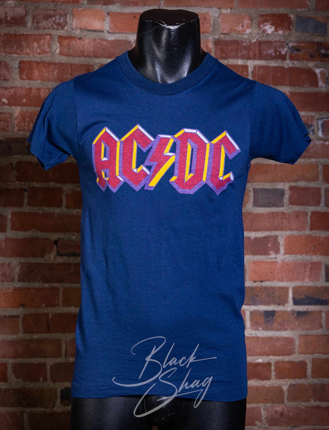 Vintage 1979 AC/DC Highway to Hell Tour Concert T Shirt XS