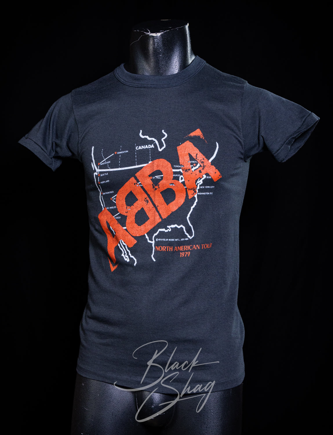 Vintage 1979 Abba North American Tour Concert T Shirt XS