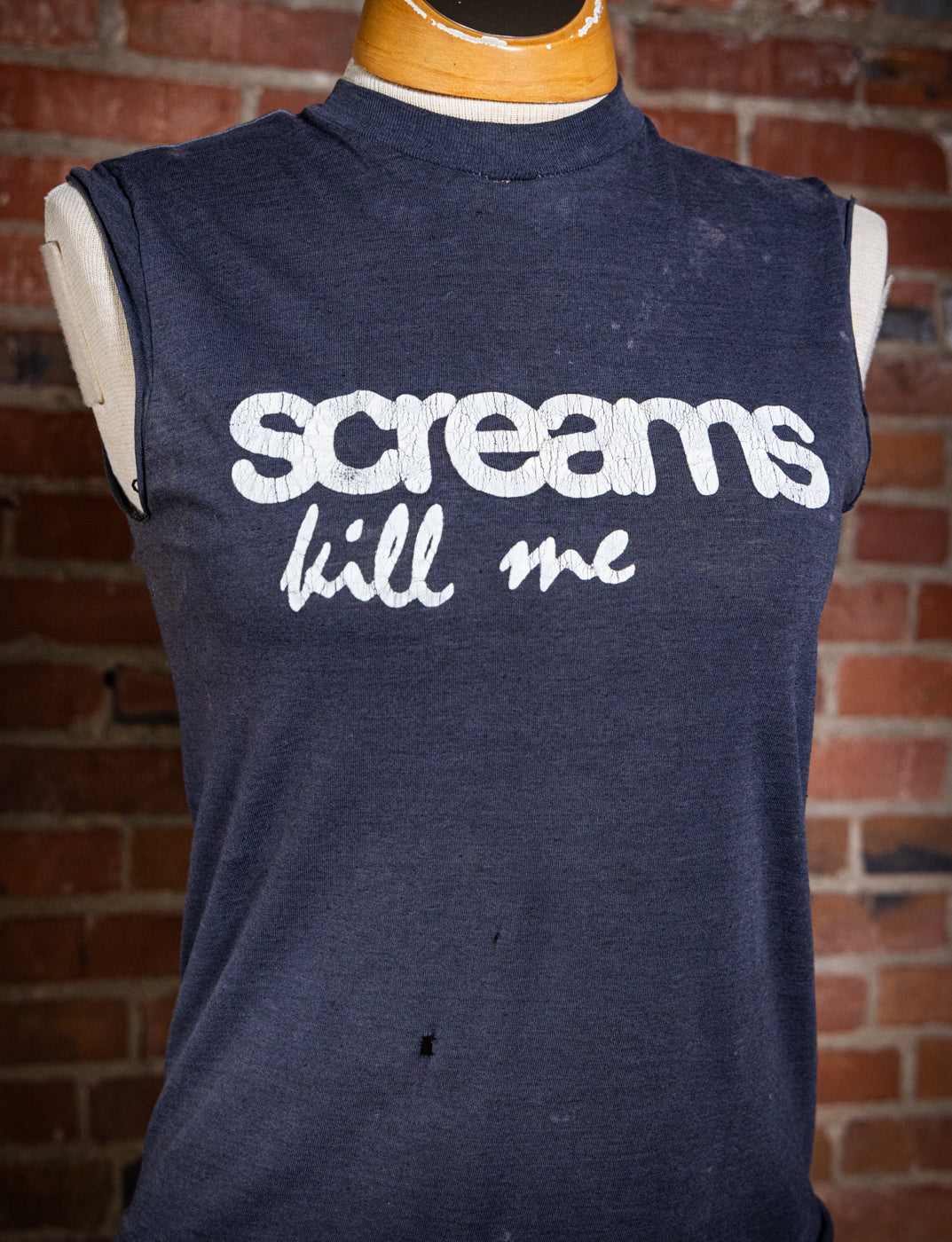 Vintage 1979 Screams Kill Me Primal Rock World Tour Concert T Shirt XS