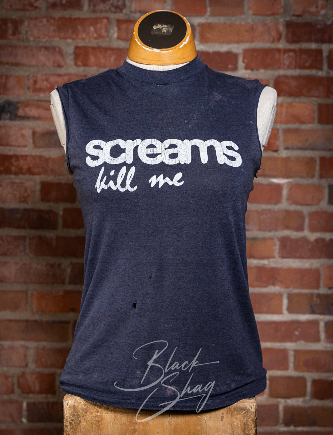 Vintage 1979 Screams Kill Me Primal Rock World Tour Concert T Shirt XS