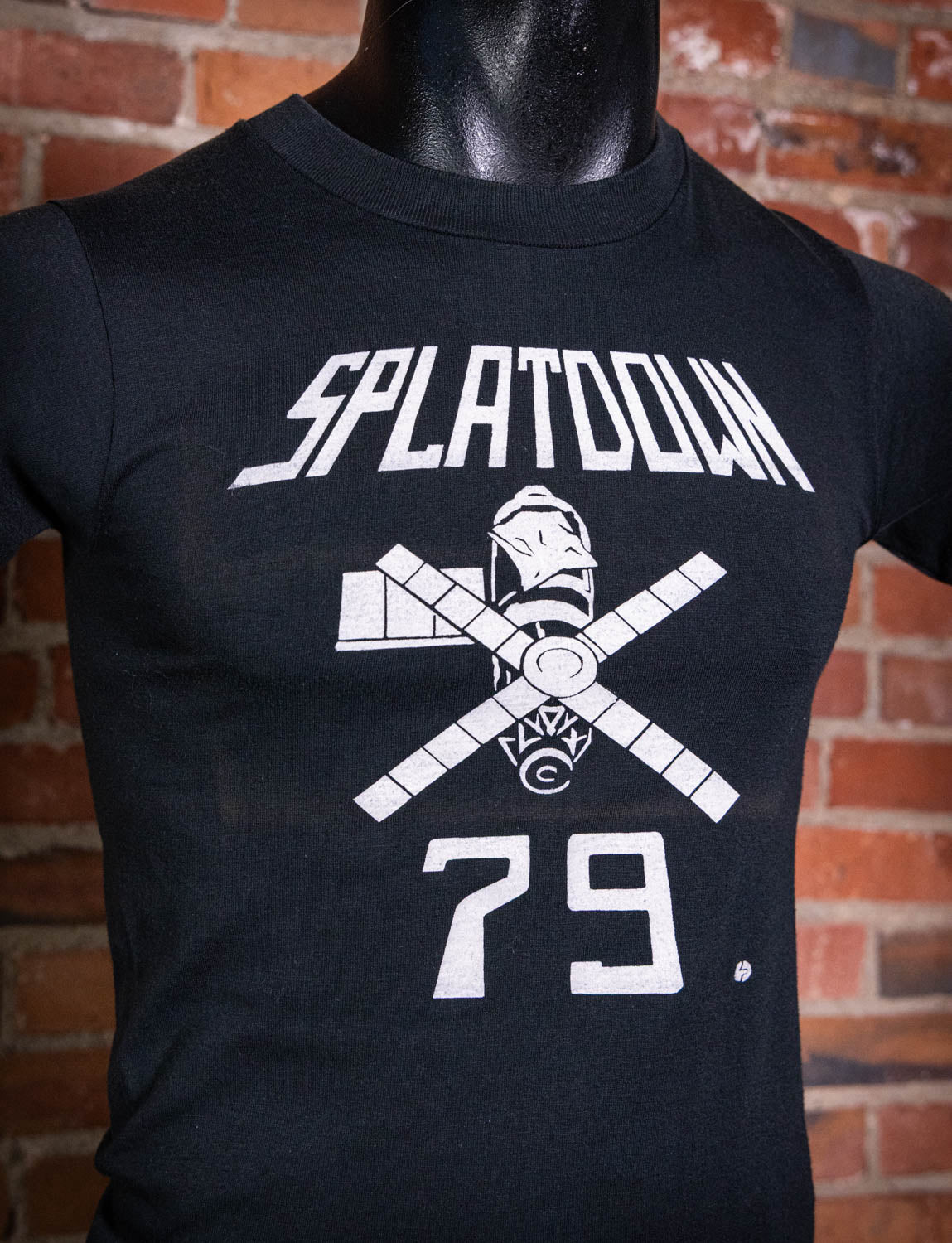 Vintage 1979 Splatdown Graphic T Shirt XS