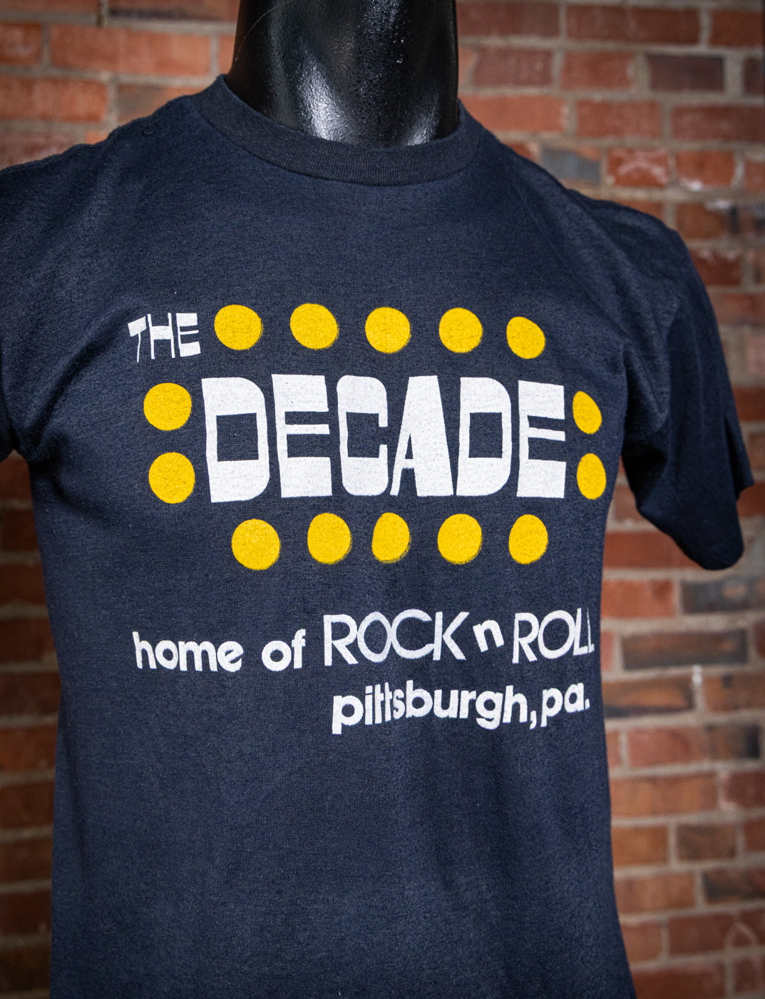 Vintage 1979 The Decade Home of Rock N Roll Promo T Shirt Small