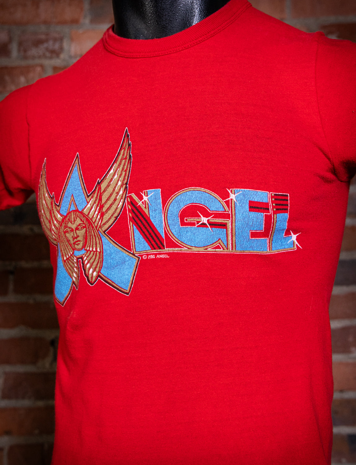 Vintage 1980 Angel Concert T Shirt XS