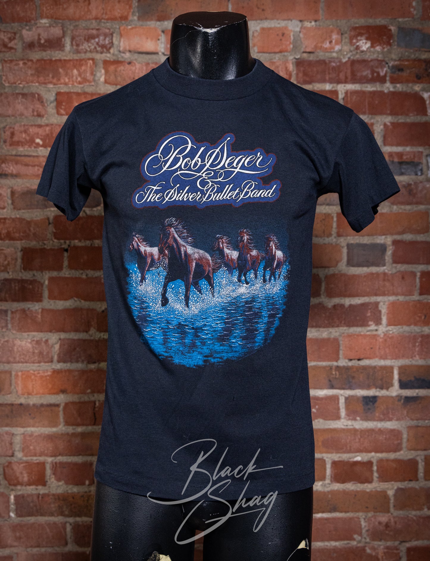 Vintage 1980 Bob Seger Touring Against The Wind Concert T Shirt Small