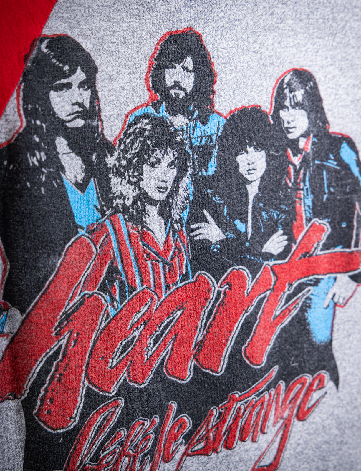 Vintage 1980 Heart Bebe Le Strange Raglan Concert T Shirt Small