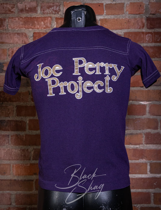 Vintage 1980 Joe Perry Project Glitter Print Concert T Shirt XS