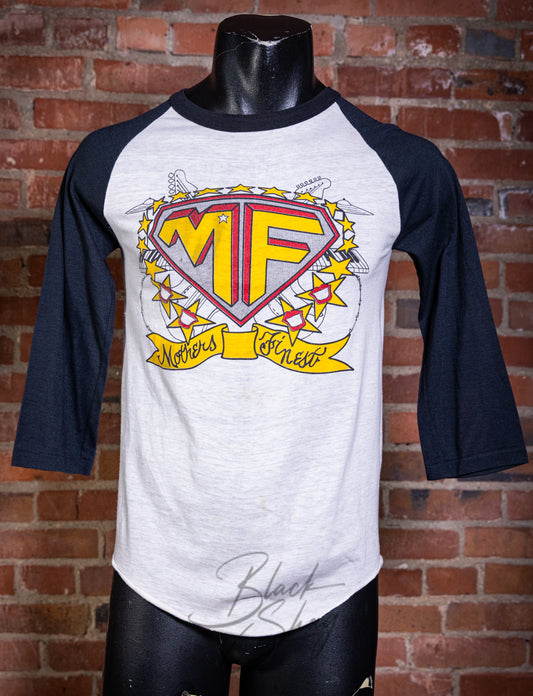 Vintage 1980 Mother's Finest Raglan Concert T Shirt Small