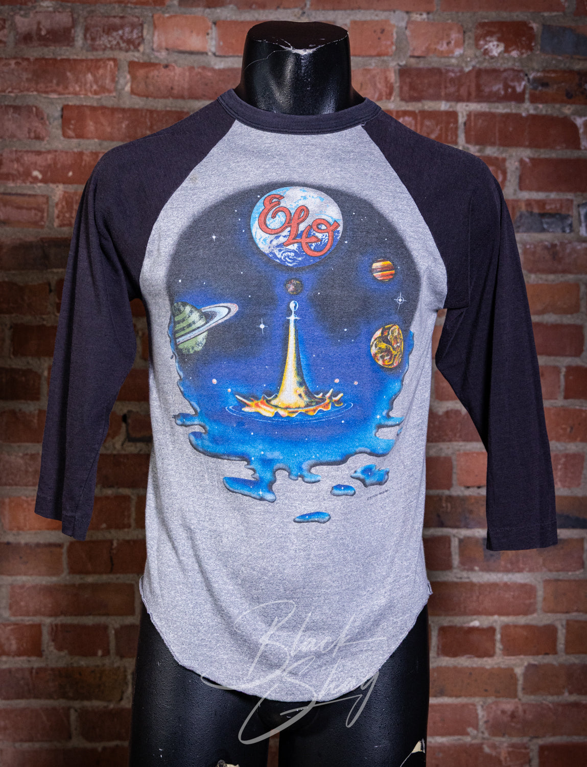 Vintage 1981 ELO Time Tour Raglan Concert T Shirt Small