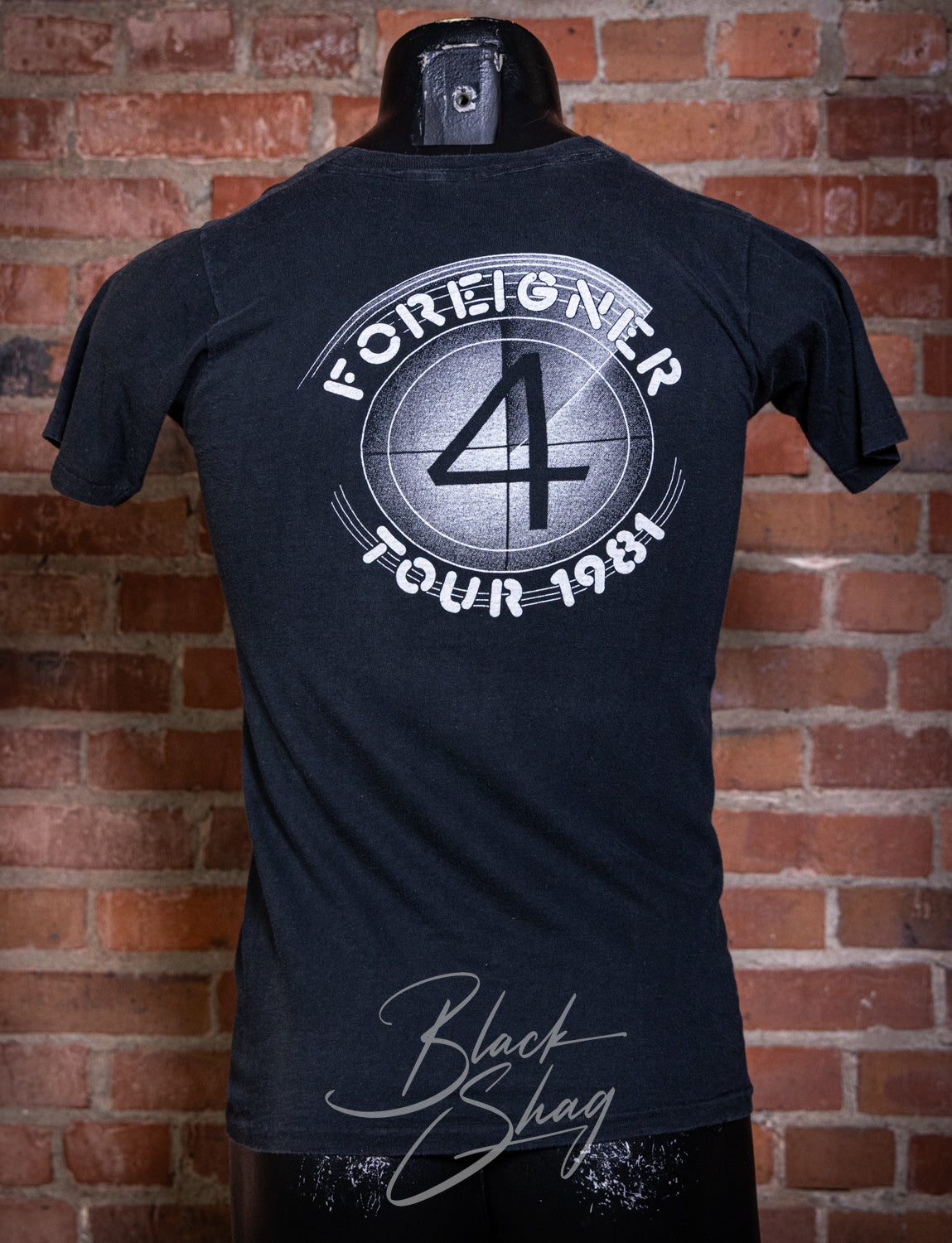 Vintage 1981 Foreigner 4 Concert T Shirt XS