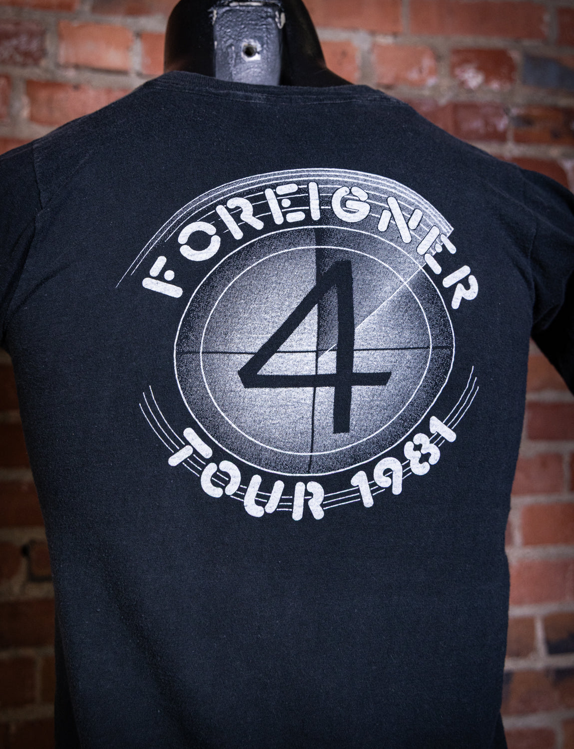 Vintage 1981 Foreigner 4 Concert T Shirt XS