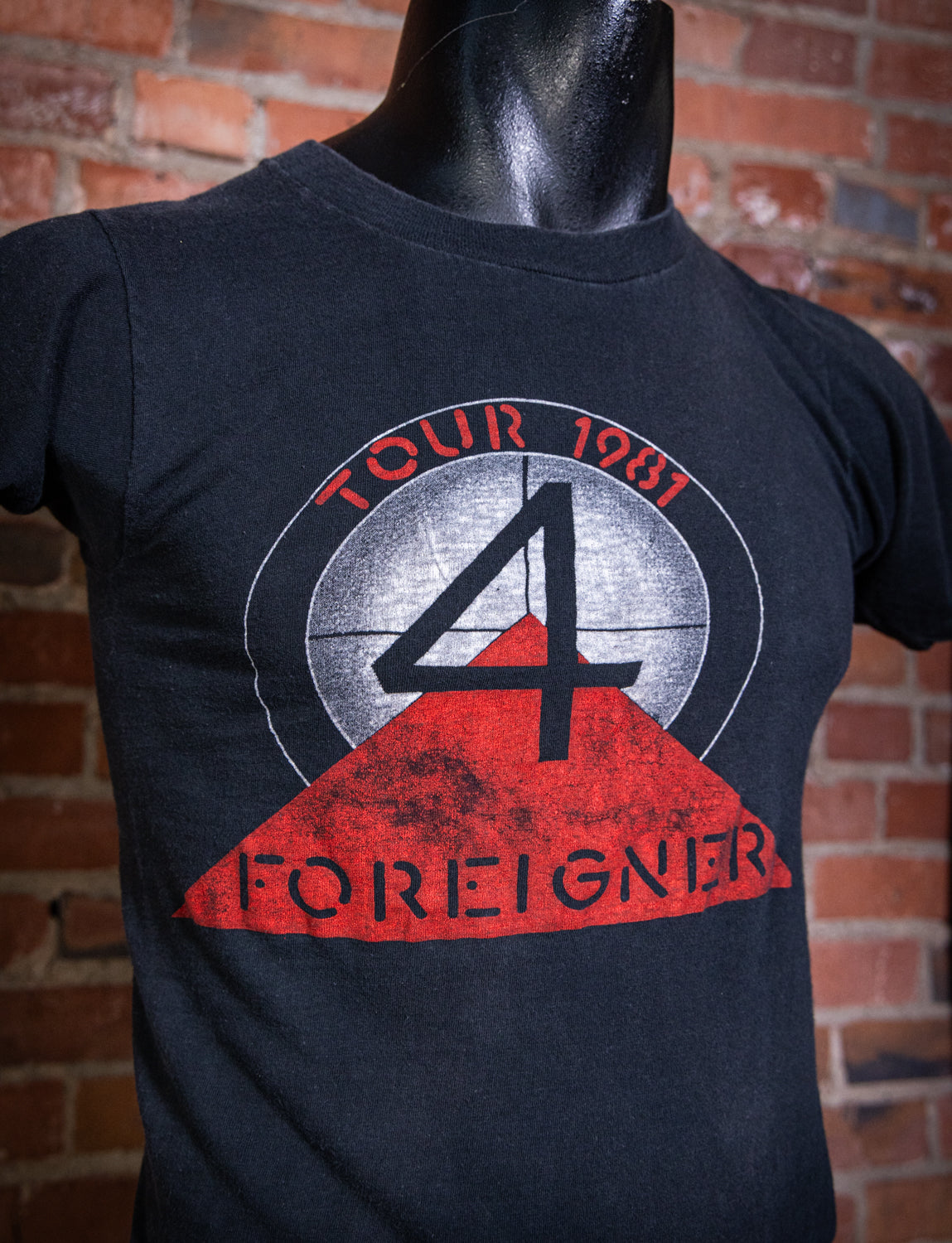Vintage 1981 Foreigner 4 Concert T Shirt XS