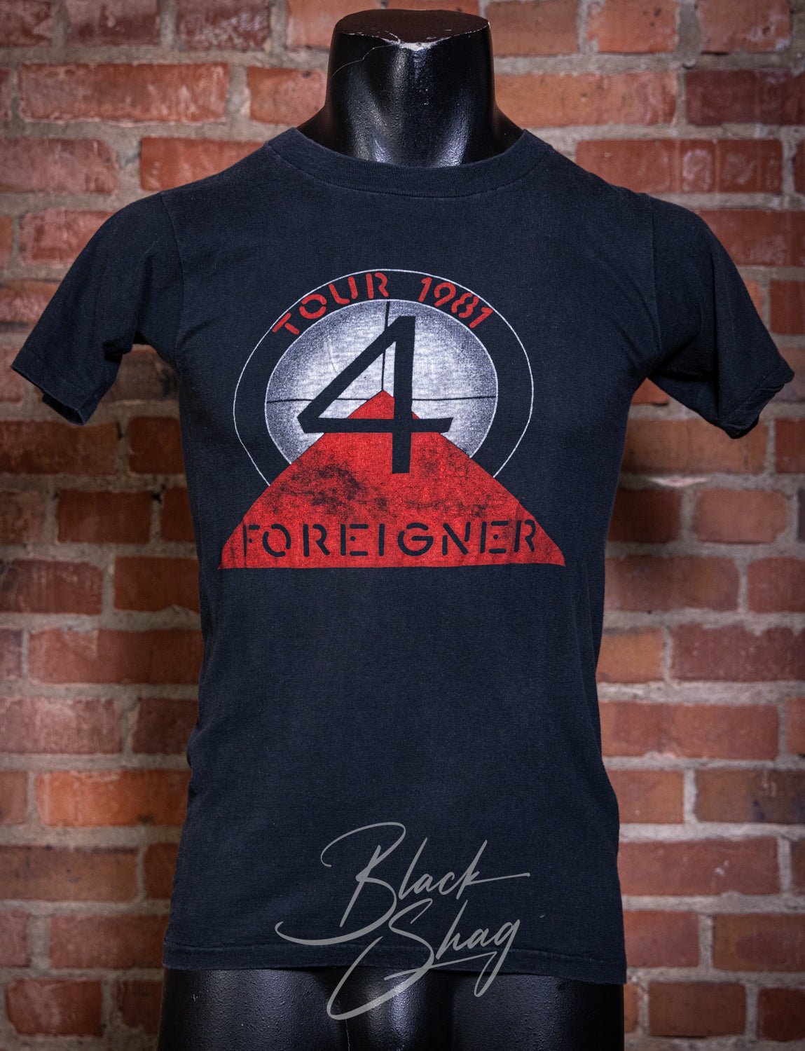 Vintage 1981 Foreigner 4 Concert T Shirt XS