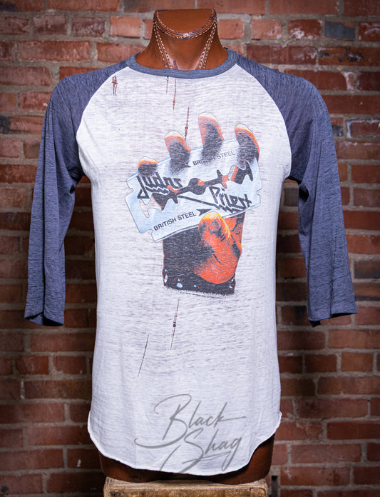 Vintage 1981 Judas Priest British Steel Raglan Concert T Shirt Large