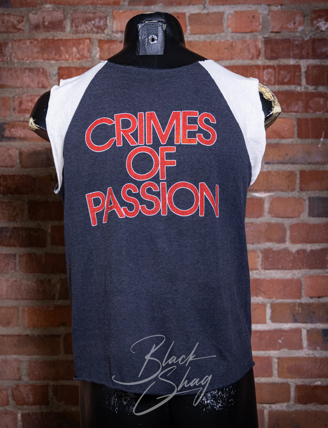 Vintage 1981 Pat Benatar Crimes of Passion Cut Off Raglan Concert T Shirt Medium
