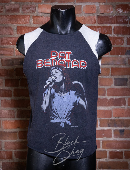 Vintage 1981 Pat Benatar Crimes of Passion Cut Off Raglan Concert T Shirt Medium