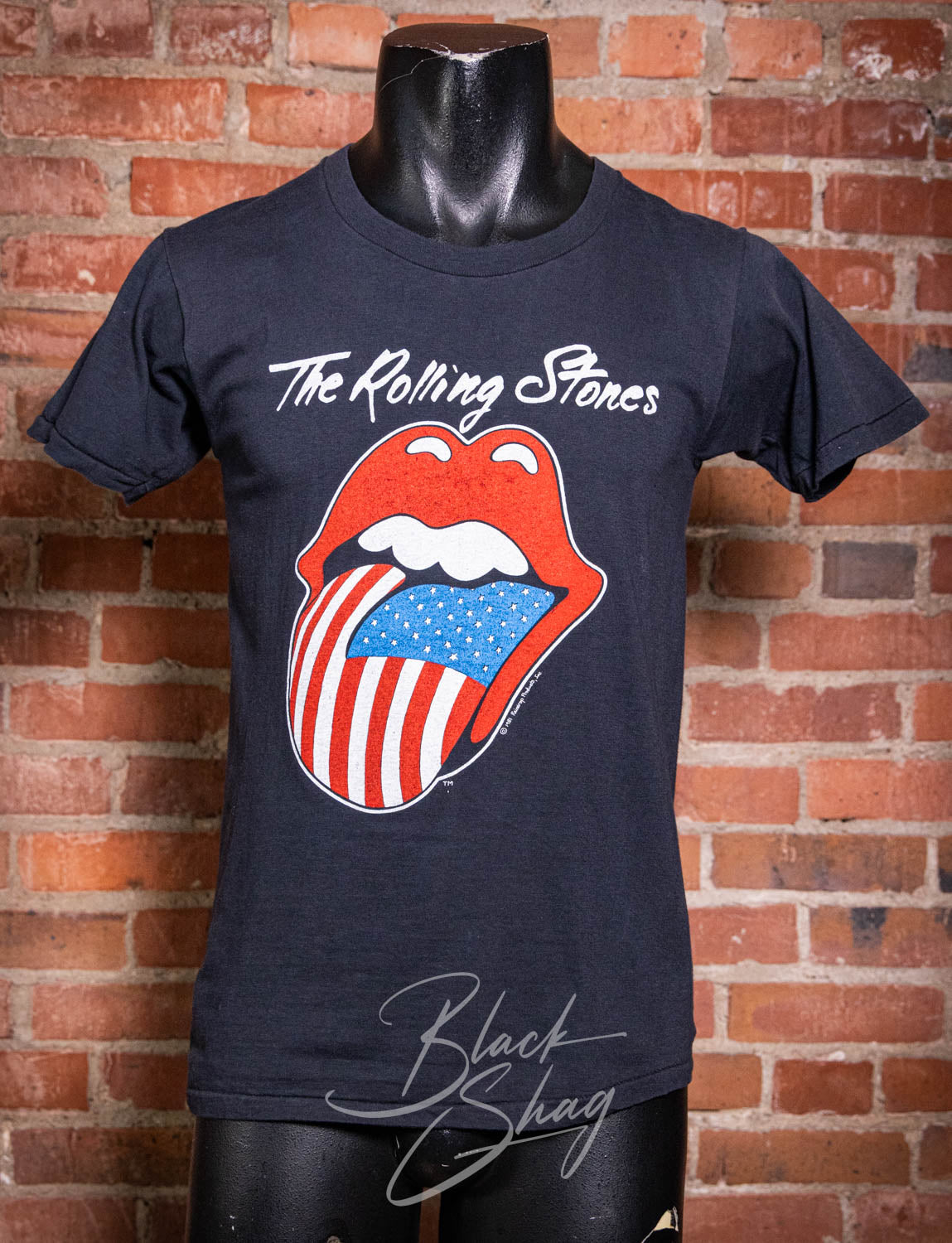 Vintage 1981 Rolling Stones North American Tour Concert T Shirt Small