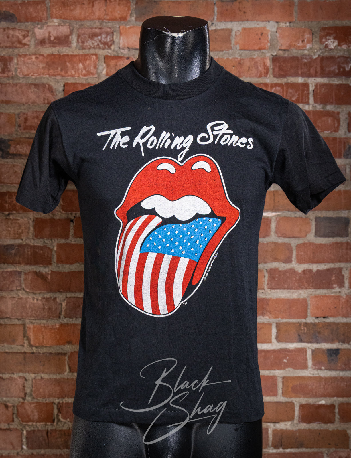 Vintage 1981 Rolling Stones North American Tour Concert T Shirt Small