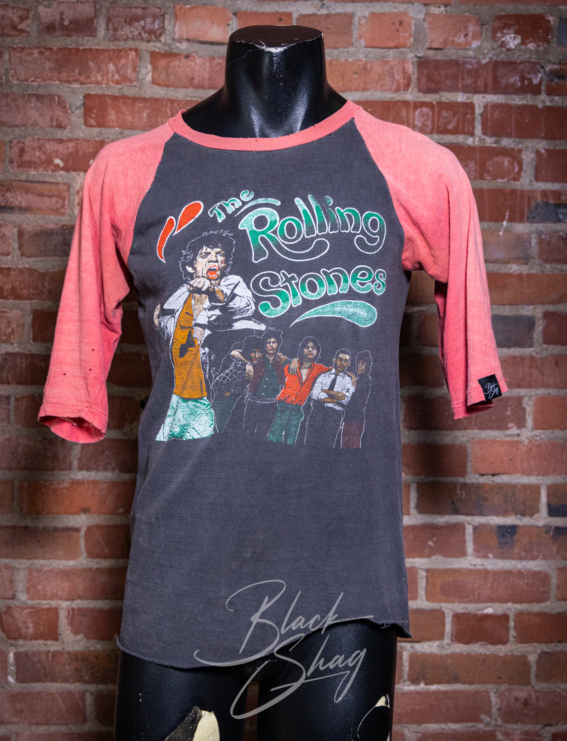 Vintage 1981 Rolling Stones Tattoo You Parking Lot Raglan Concert T Shirt Medium