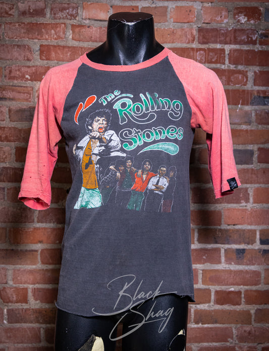 Vintage 1981 Rolling Stones Tattoo You Parking Lot Raglan Concert T Shirt Medium
