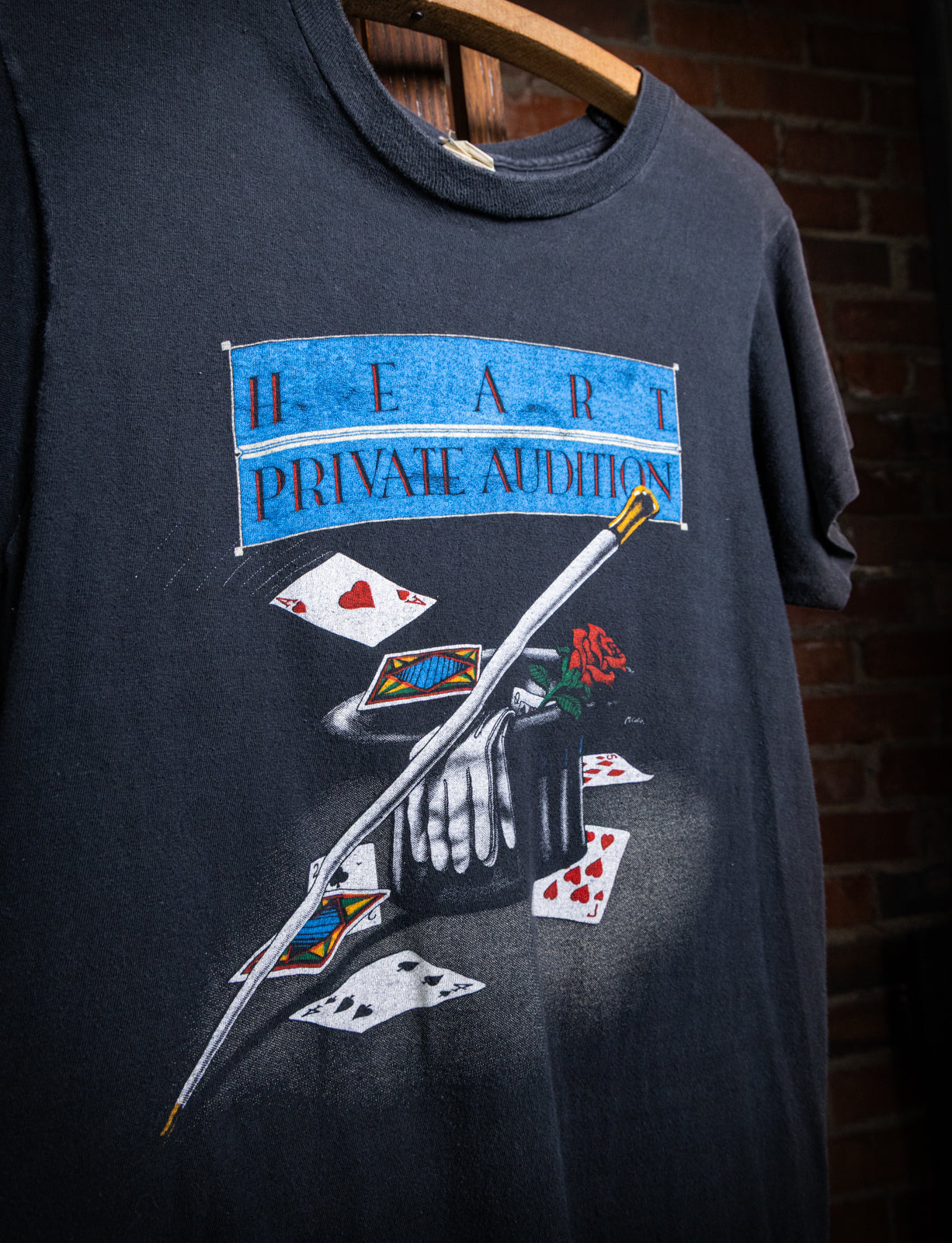Vintage 1982 Heart Private Audition Concert T Shirt Small