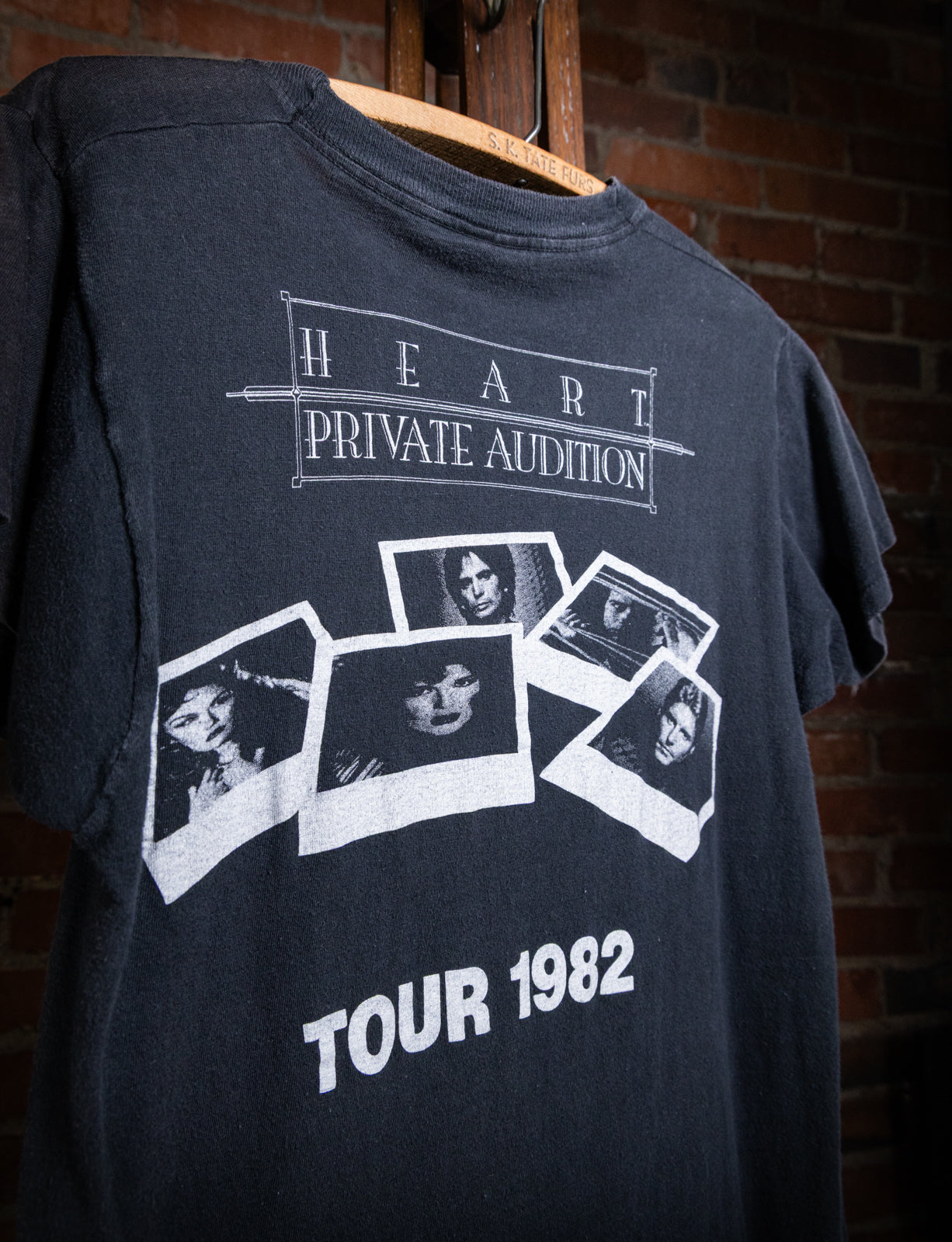 Vintage 1982 Heart Private Audition Concert T Shirt Small
