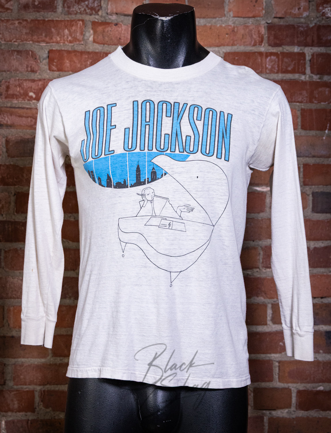 Vintage 1982 Joe Jackson Night and Day Long Sleeve Concert T Shirt Small