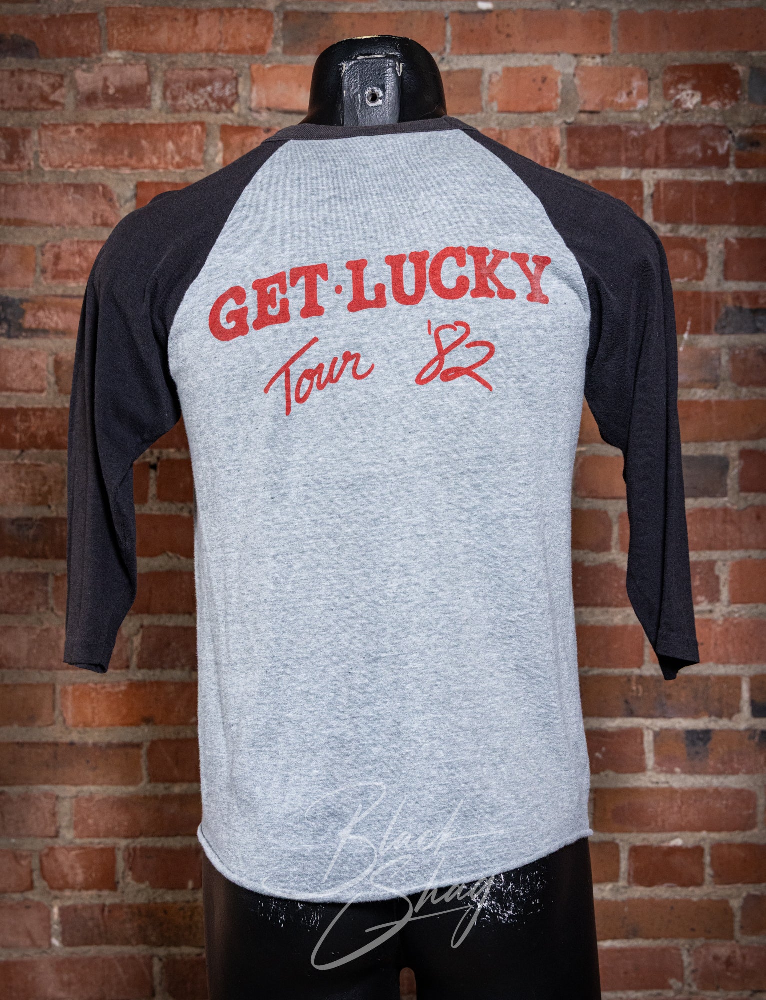 Vintage 1982 Loverboy Get Lucky Raglan Concert T Shirt Small