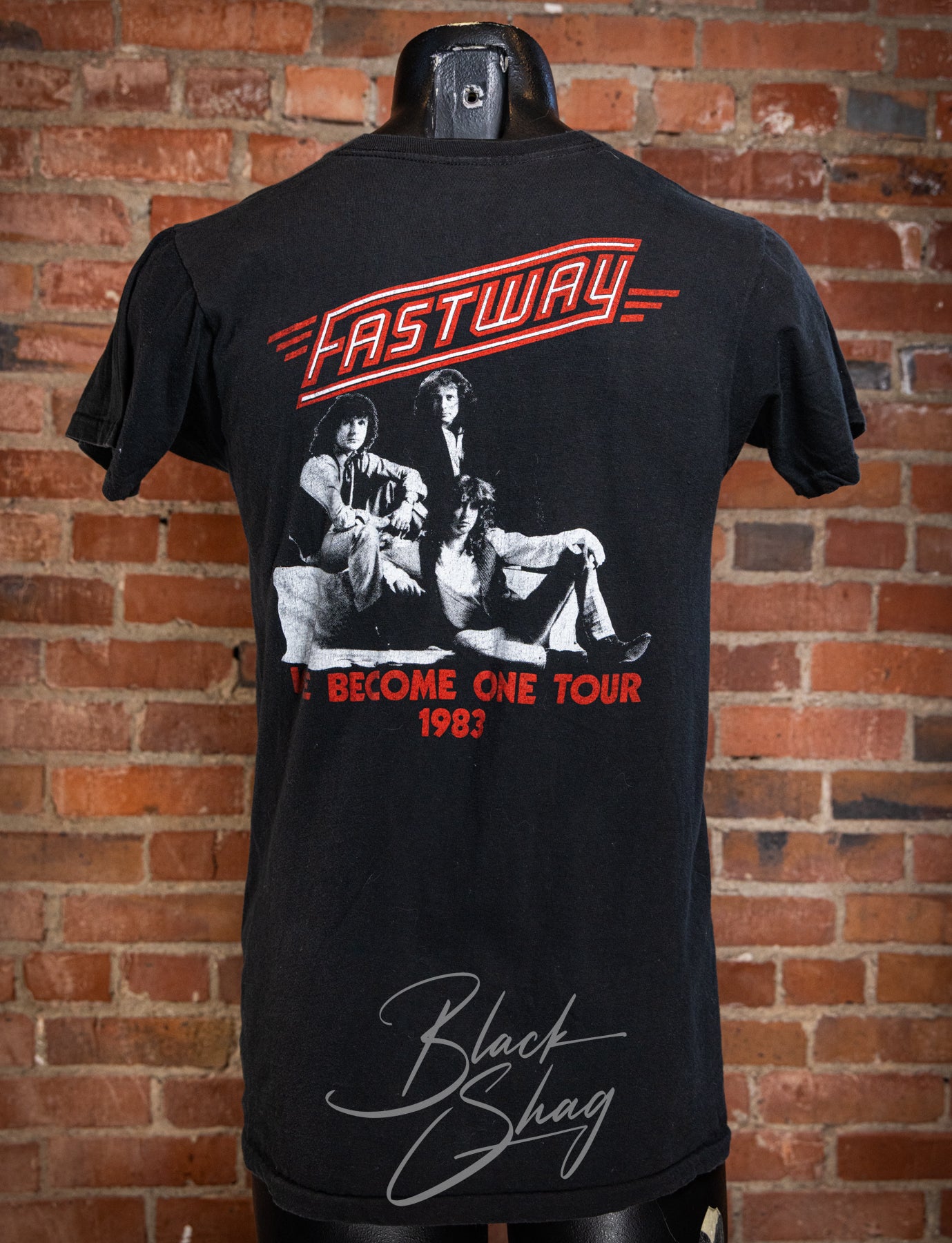 Vintage 1983 Fastway We Become One Tour Concert T Shirt Small