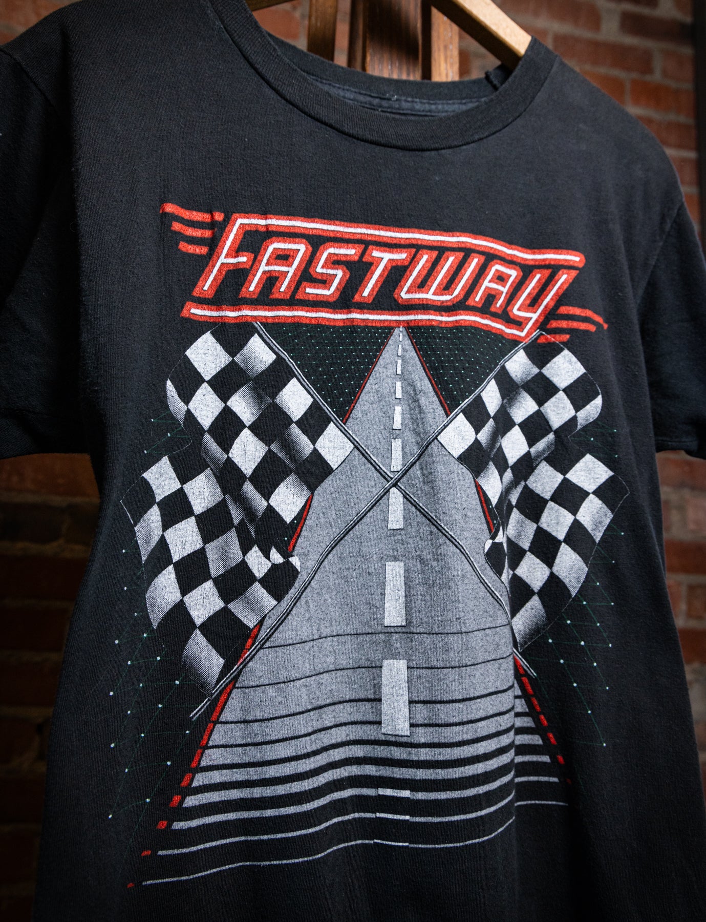 Vintage 1983 Fastway We Become One Tour Concert T Shirt Small