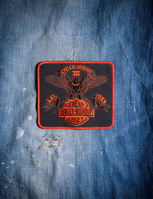 Vintage 1983 Cycle-Moore Harley Roundup Patch