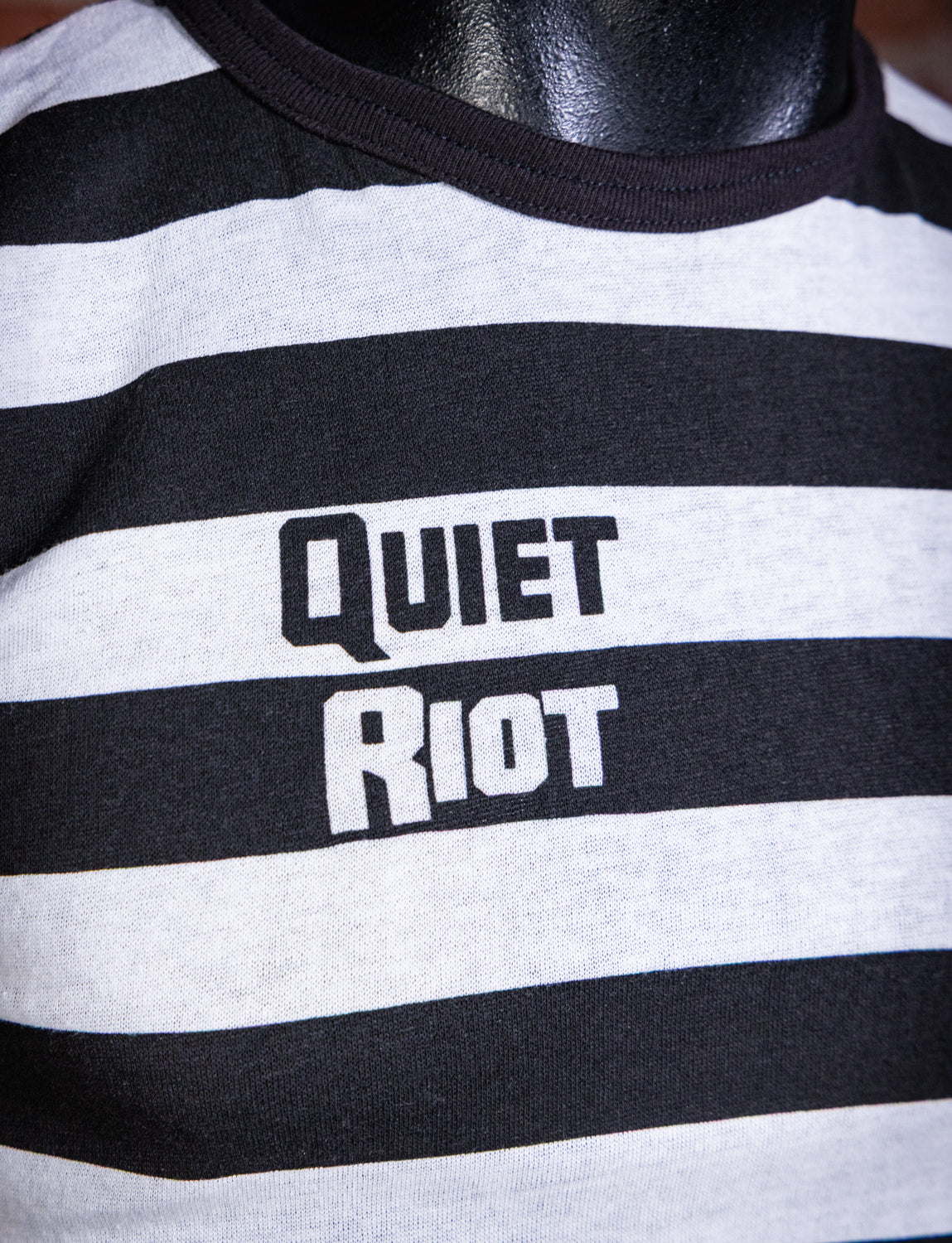 Vintage 1983 Quiet Riot Metal Health Striped Muscle Concert T Shirt XS