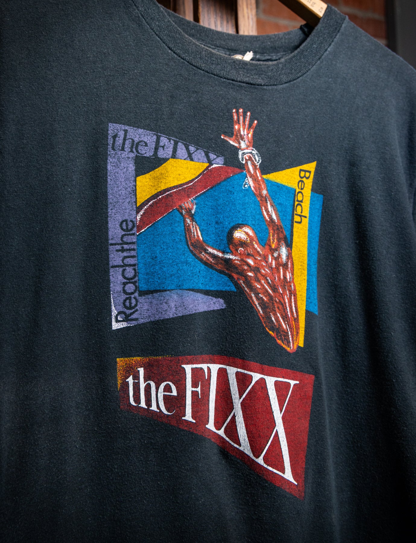 Vintage 1983 The Fixx Reach the Beach Tour Concert Muscle Tee