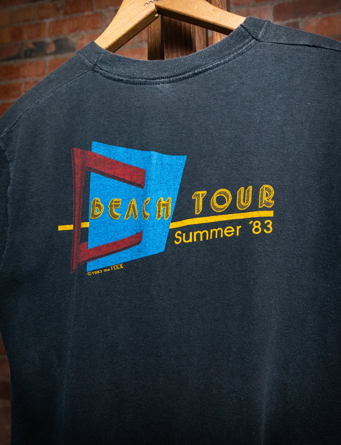 Vintage 1983 The Fixx Reach the Beach Tour Concert Muscle Tee