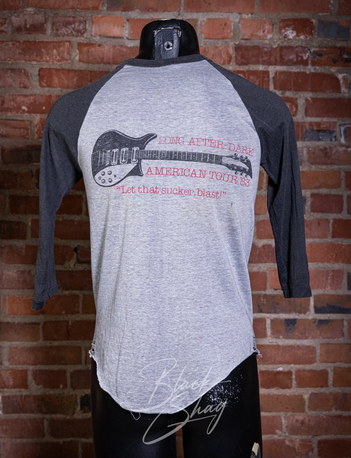 Vintage 1983 Tom Petty & The Heartbreakers Long After Dark Raglan Concert T Shirt Medium