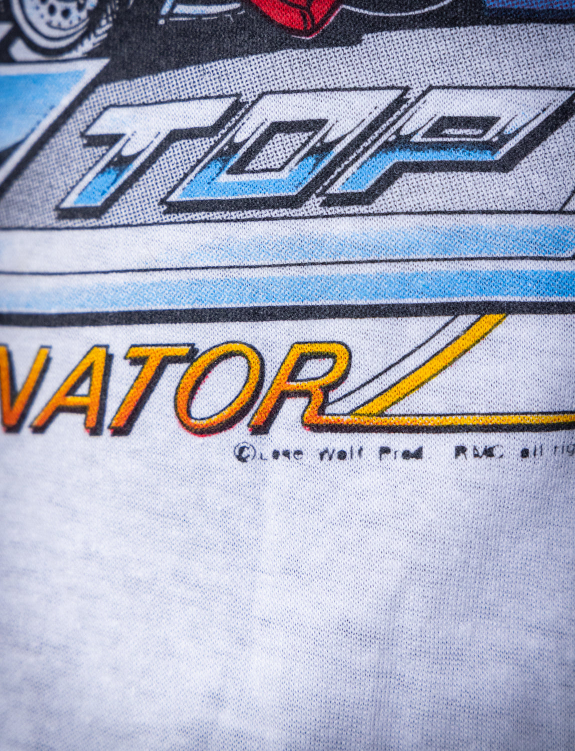 Vintage 1983 ZZ Top Eliminator Raglan Concert T Shirt Small