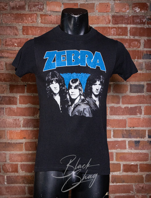 Vintage 1983 Zebra Breakout Tour Concert T Shirt XS