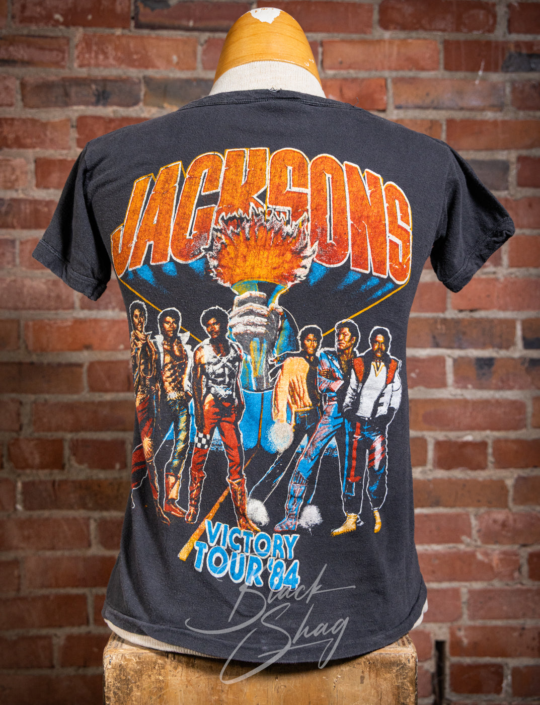 Vintage 1984 Jackson 5 Victory Tour Parking Lot Concert T Shirt XS