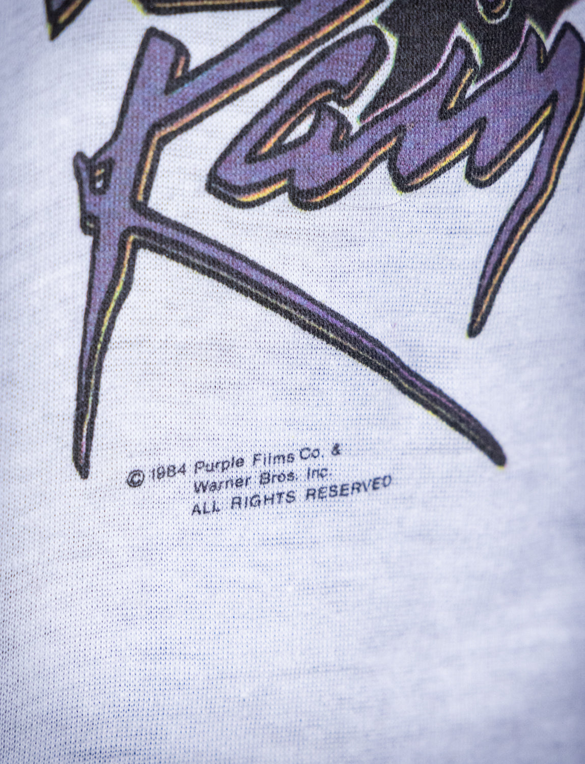 Vintage 1984 Prince Purple Rain Raglan Concert T Shirt Small