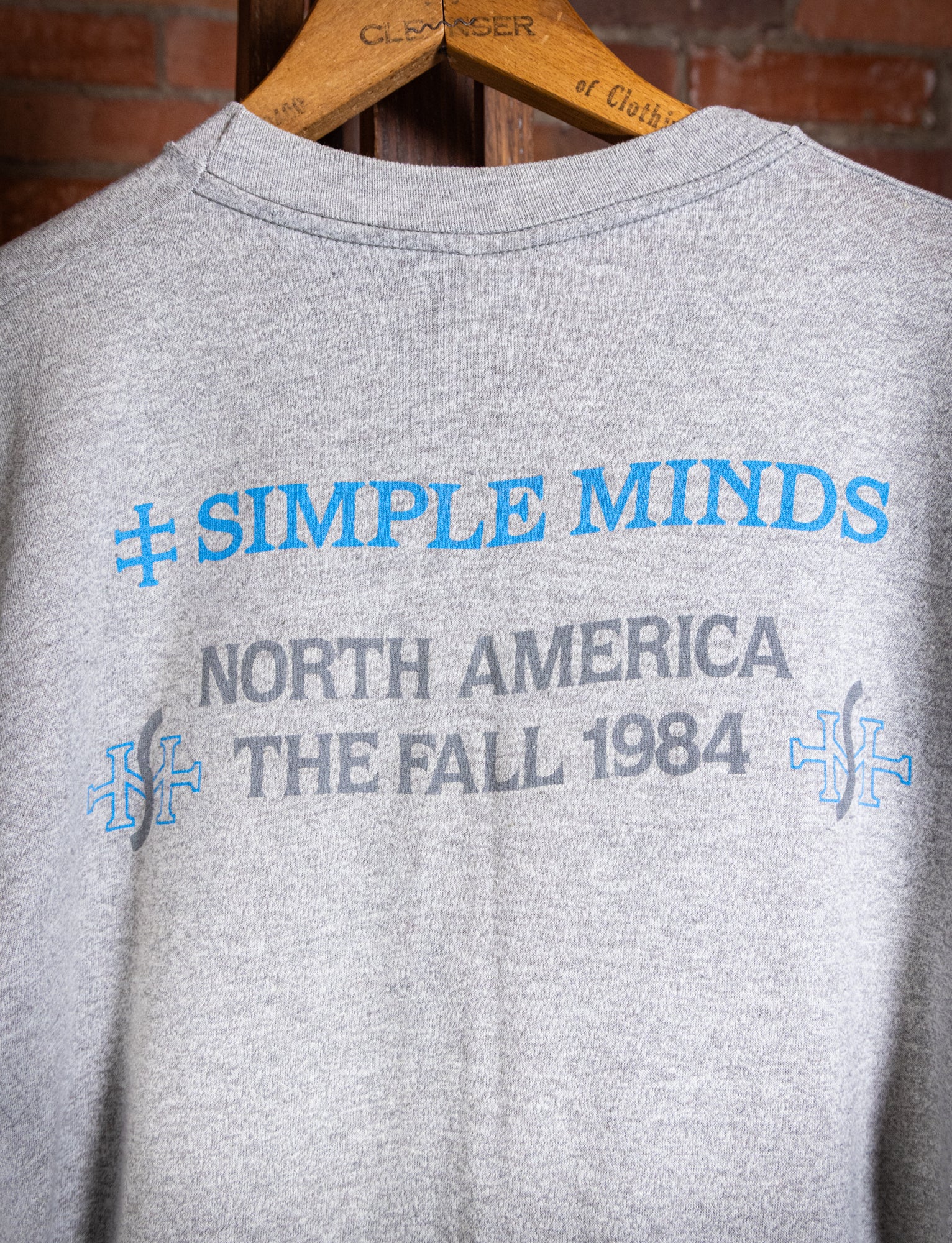 Vintage 1984 Simple Minds North American Fall Tour Concert T Shirt Medium