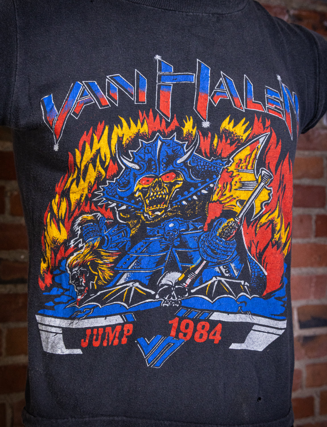Vintage 1984 Van Halen Jump Muscle Concert T Shirt Small